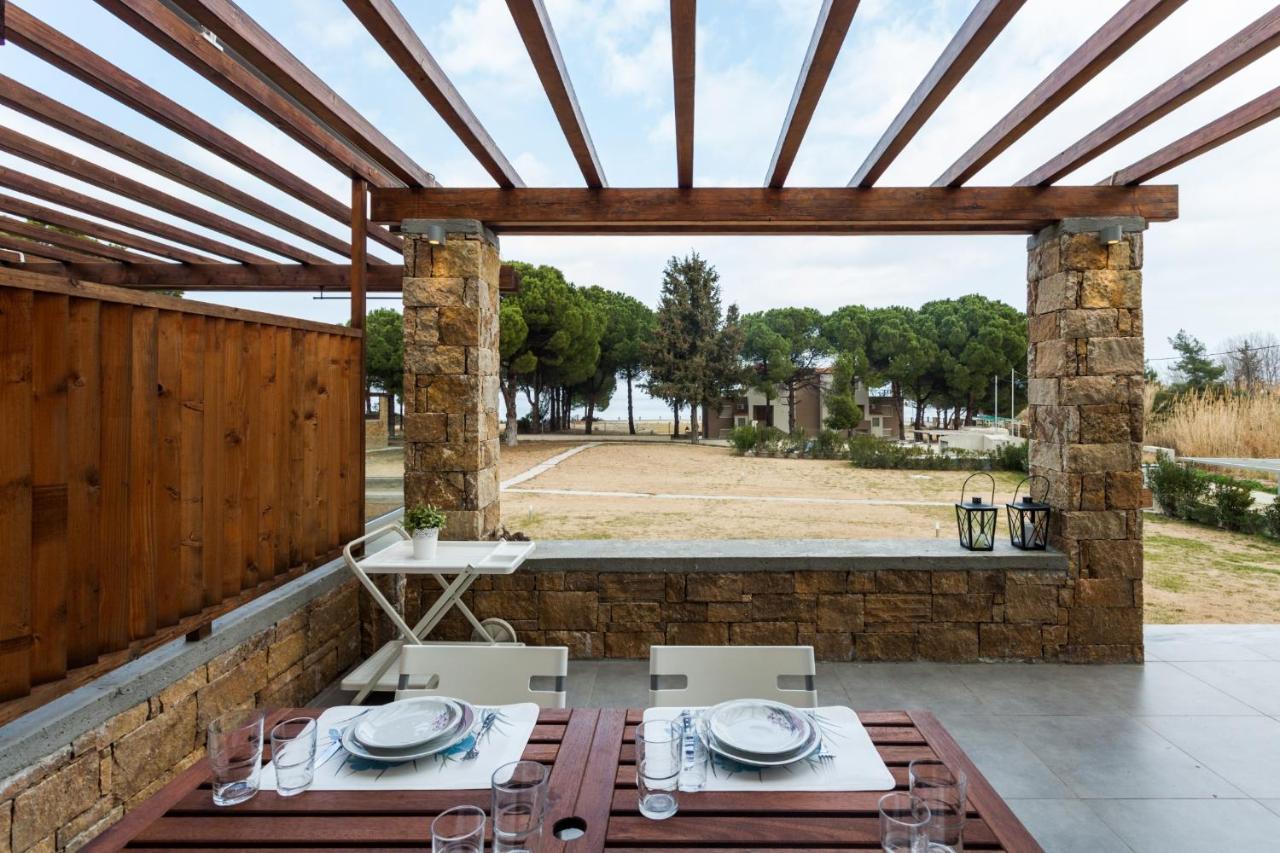 #Flh - Amalthia & Αthena Beachfront Houses In Pefkohori Luaran gambar